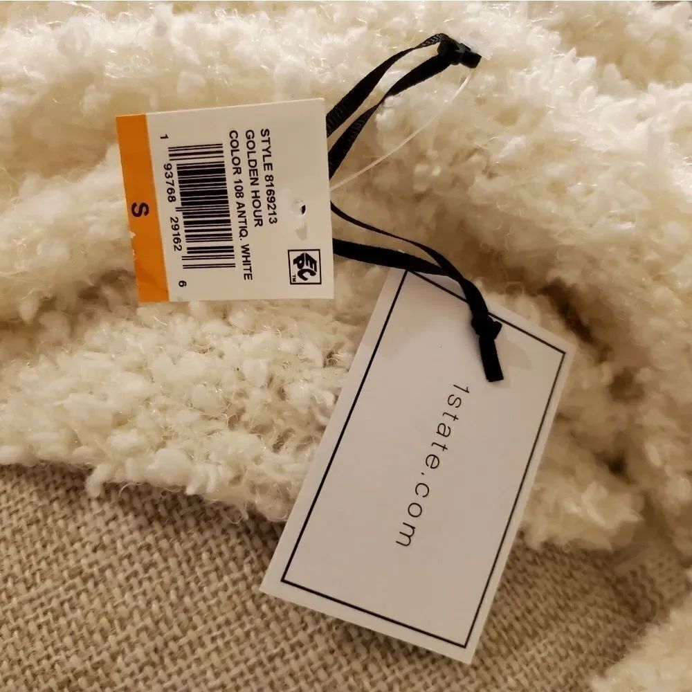 1.State Drape Front Poodle Cardigan sz Small - Picture 10 of 11